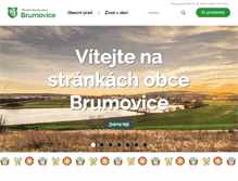 Tablet Screenshot of brumovice.cz